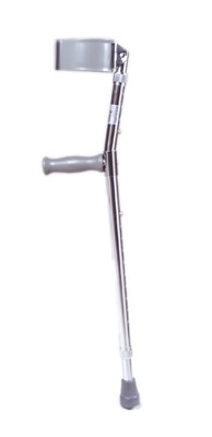43-2062 Forearm Adjustable Aluminum Crutch for Tall Adult - Pair -  Fabrication Enterprises