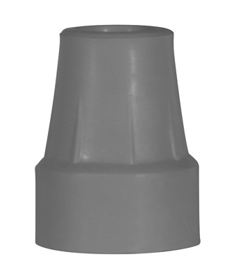 Underarm Crutch Tip, Gray - Pair