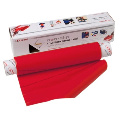 8 in. x 6.5 ft. Dycem Non-Slip Material Roll, Red