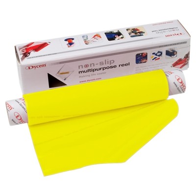 16 in. x 6.5 ft. Dycem Non-Slip Material Roll, Yellow