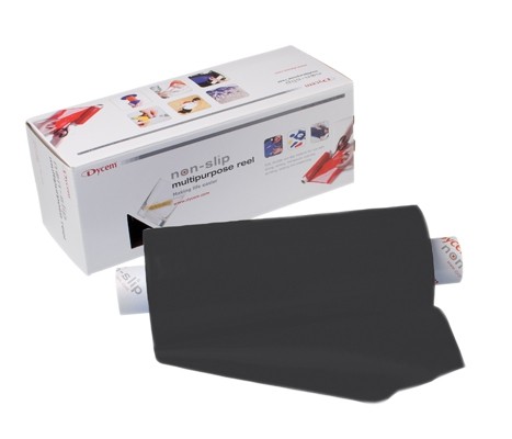50-1505BLK 16 in. x 10 yards Dycem Non-Slip Material Roll, Black