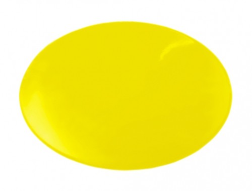 10 in. dia. Dycem Non-Slip Circular Pad, Yellow