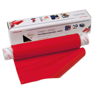 50-1519R 16 in. x 5.5 yards Dycem Non-Slip Material Roll, Red