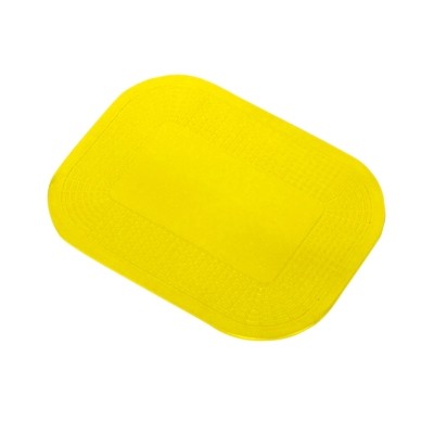 10 x 14 in. Dycem Non-Slip Rectangular Pad, Yellow