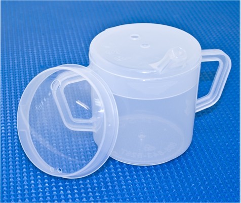 Picture of Fabrication Enterprises 60-1012 8 oz Independence 2-Handled Mug with 2 Lids