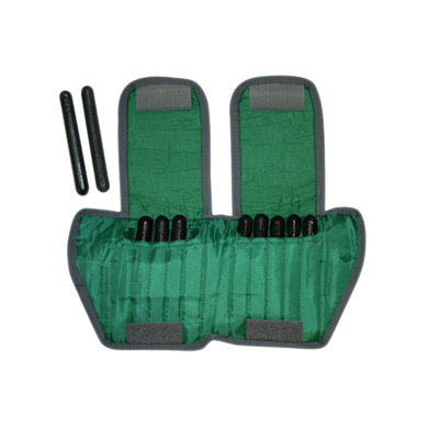 Cando Adjustable Ankle Weight, Green - 5 lbs