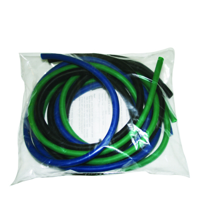 Cando Latex-Free Exercise Tubing Pep Pack with Moderate - Green, Blue & Black