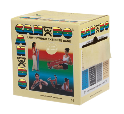 25 yard Roll Dispenser Cando Exercise Band - Tan