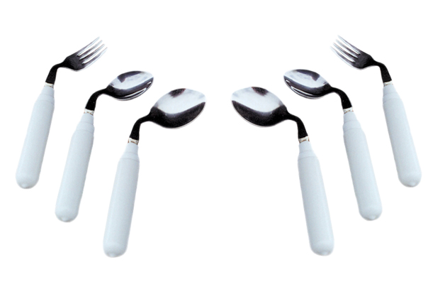 Utensil, Comfort Grip - 3 oz Left Handed Fork