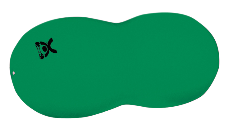 60 cm Cando Inflatable Exercise Saddle Roll - Green
