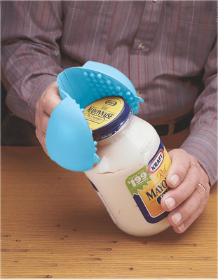 60-0020 Hot Hand Jar Opener & Hand Protector - Sky Blue