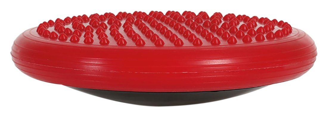 TOGU Dynair Twist Balance Trainer, 7.8" Diameter, Red with Black, Set of 2