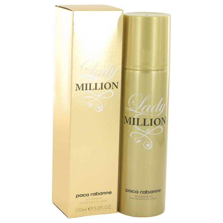 517810 Lady Million by  Deodorant Spray for Women, 5 oz
