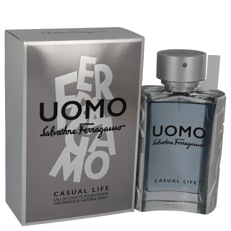 3.4 oz Uomo Casual Life by  Eau De Toilette Spray for Men