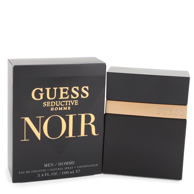 3.4 oz Eau De Toilette Spray for Men - Seductive Homme Noir