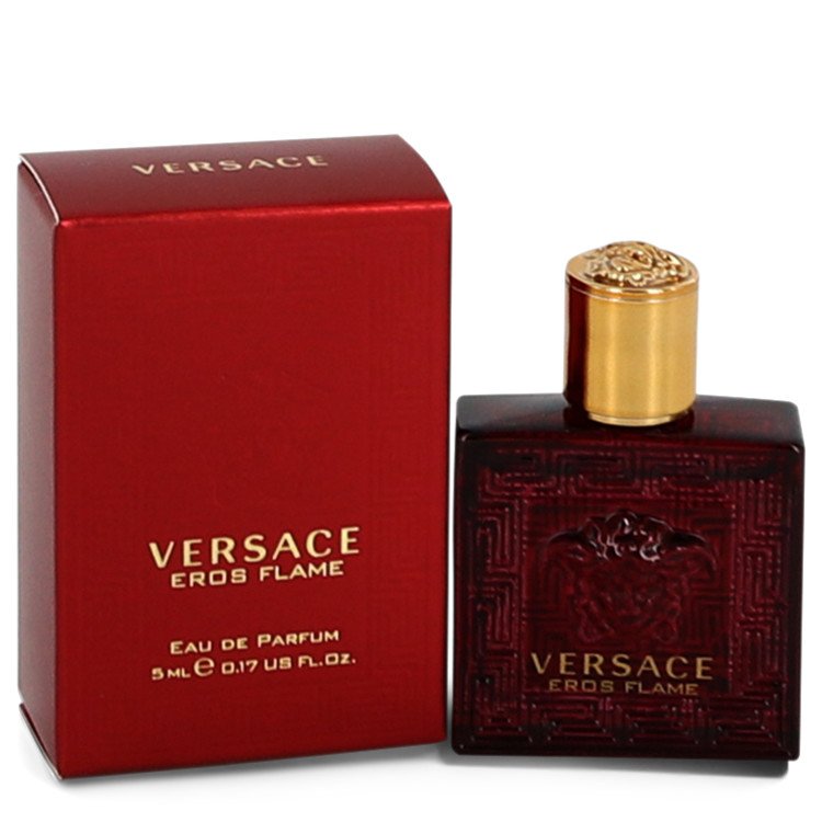 Eros Flame Cologne Mini Eau De Parfum Spray for Men, 0.17 oz