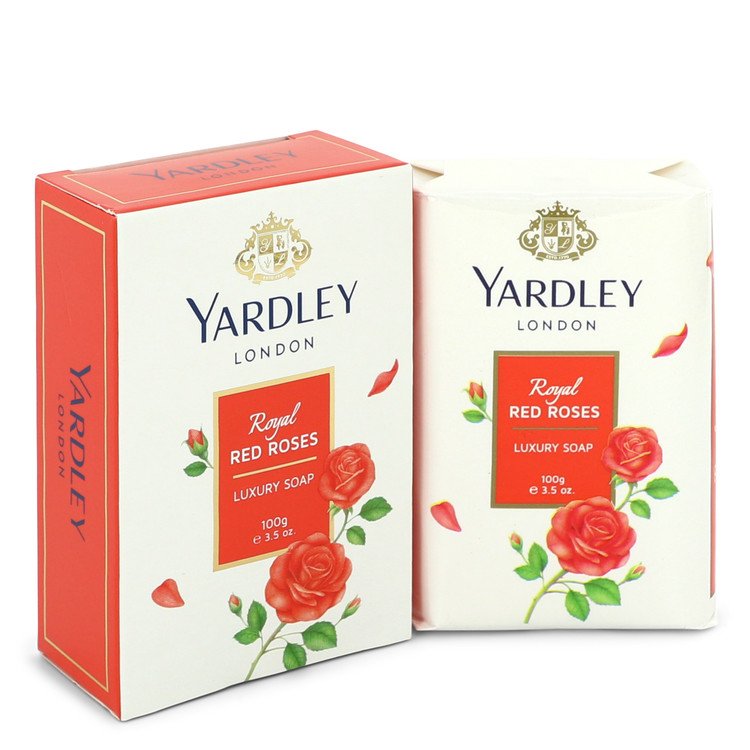 Picture of Yardley London 550757 3.5 oz Royal Red Rose Luxury Soaps Perfume for Women