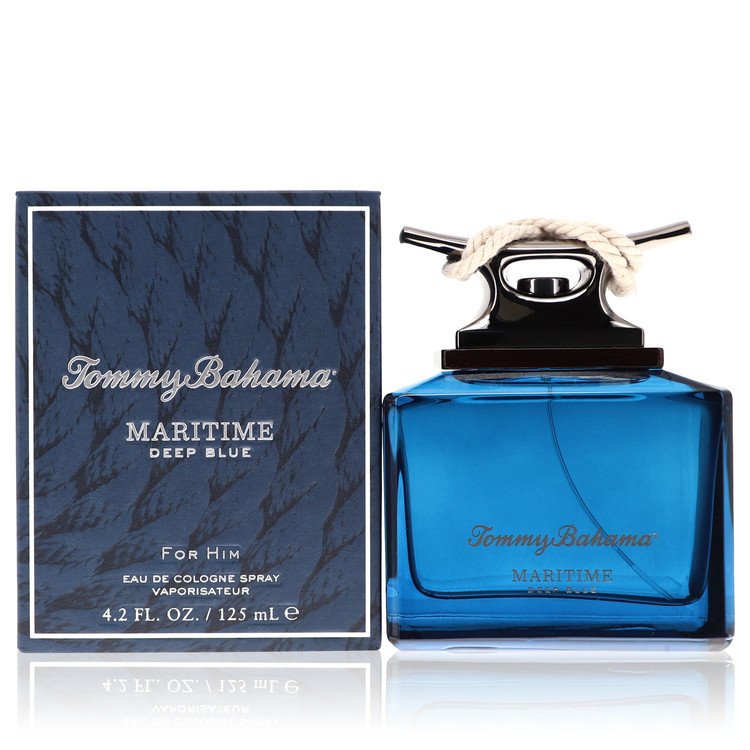 553648 4.2 oz Maritime Deep Blue Eau De Cologne Spray by  for Men