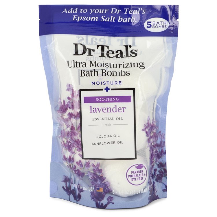 Picture of Dr Teals 550632 1.6 oz Moisture Soothing Bath Bombs by Dr Teals for Unisex