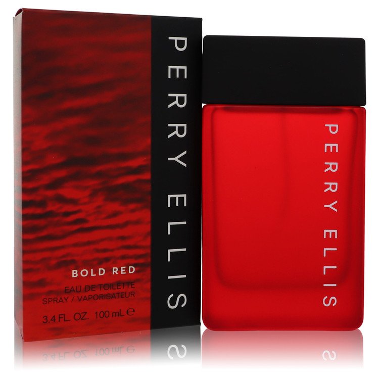 3.4 oz Bold Red Cologne Eau De Toilette Spray for Men