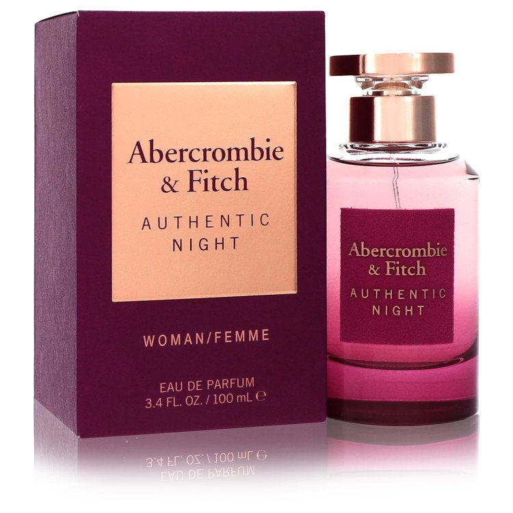 Picture of Abercrombie & Fitch 556042 3.4 oz Abercrombie & Fitch Authentic Night Eau De Parfum Spray for Women