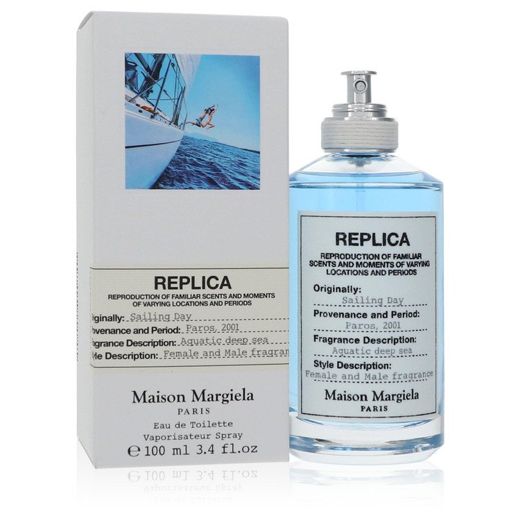 3.4 oz Replica Sailing Day Eau De Toilette Spray for Unisex
