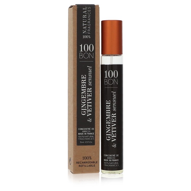 Picture of 100 Bon 556149 0.5 oz Gingembre & Vetiver Sensuel Mini Concentree De Parfum Refillable Spray for Unisex