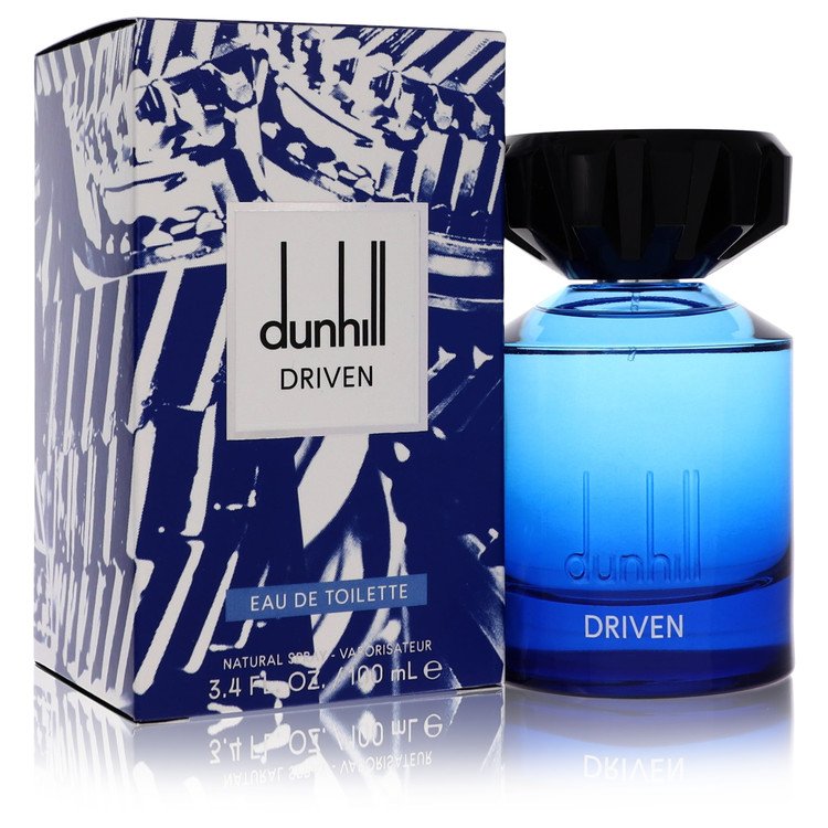 559261 Dunhill Driven Blue Eau De Toilette Spray for Men - 3.4 oz -  Alfred Dunhill