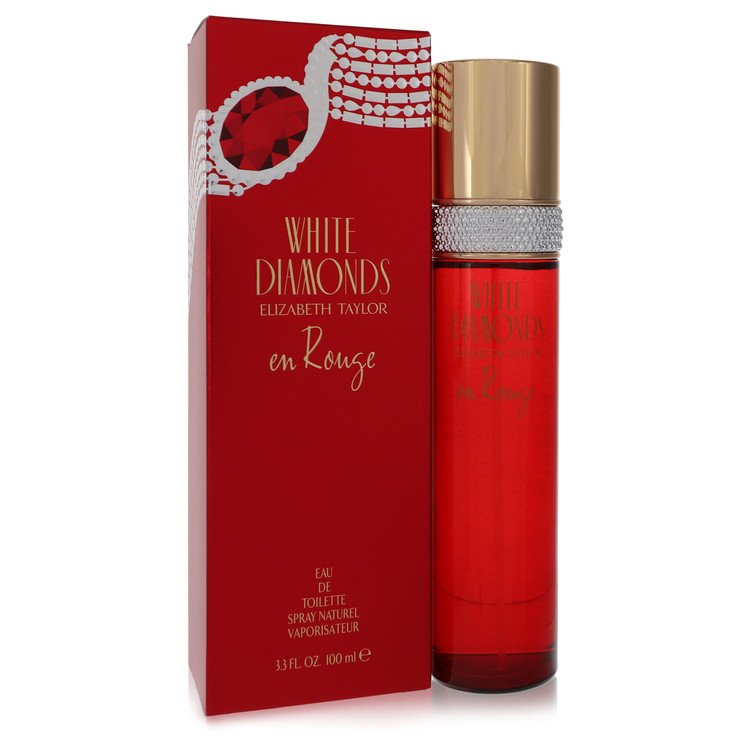 White Diamonds En Rouge Eau De Toilette Spray for Women - 3.3 oz