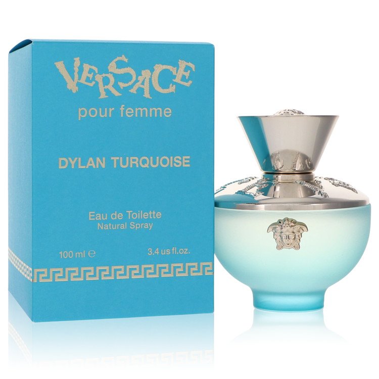 Picture of Versace 558119 Versace Pour Femme Dylan Turquoise Eau De Toilette Spray for Women - 3.4 oz