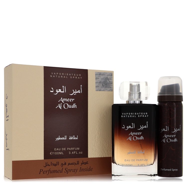 Picture of Lattafa 561786 Ameer Al Oudh Gift Set for Men - 2 Piece