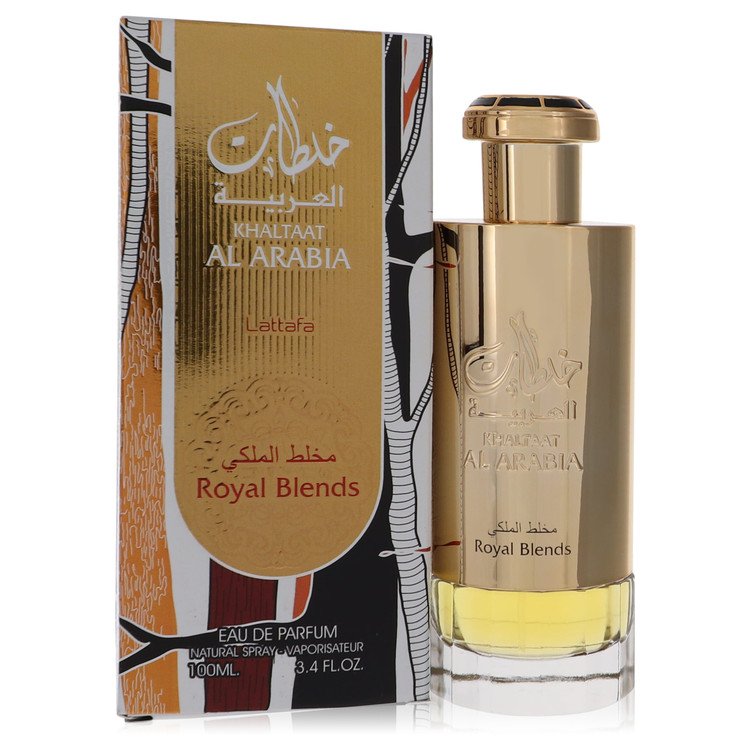 558956 3.4 oz Khaltat Al Arabia Eau De Parfum Spray - Royal Blends by  for Men