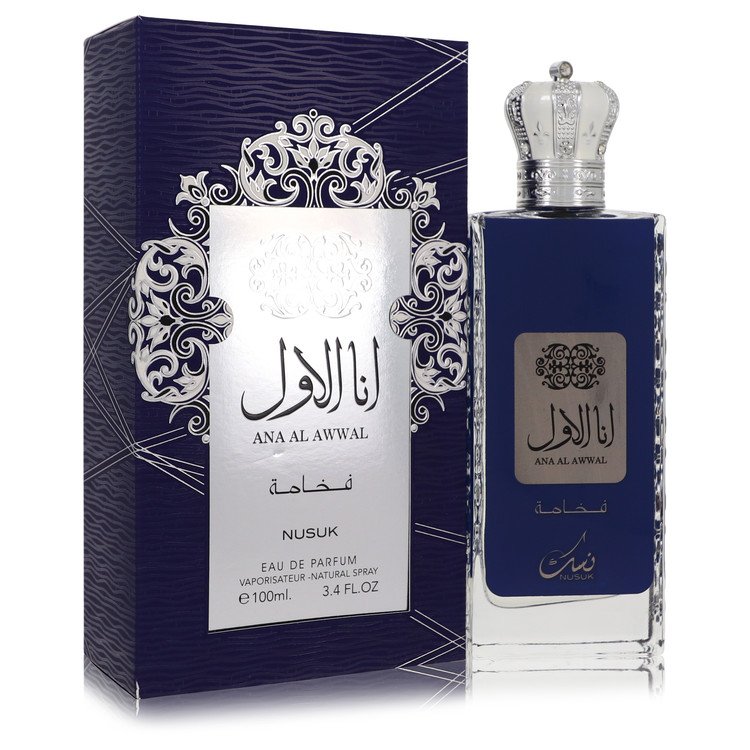 563093 3.4 oz Ana Al Awwal Blue Cologne Eau De Parfum Spray for Men