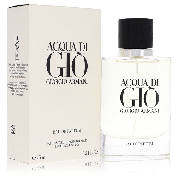 563190 2.5 oz Acqua Di Gio Mens Eau De Parfum Refillable Spray -  Giorgio Armani