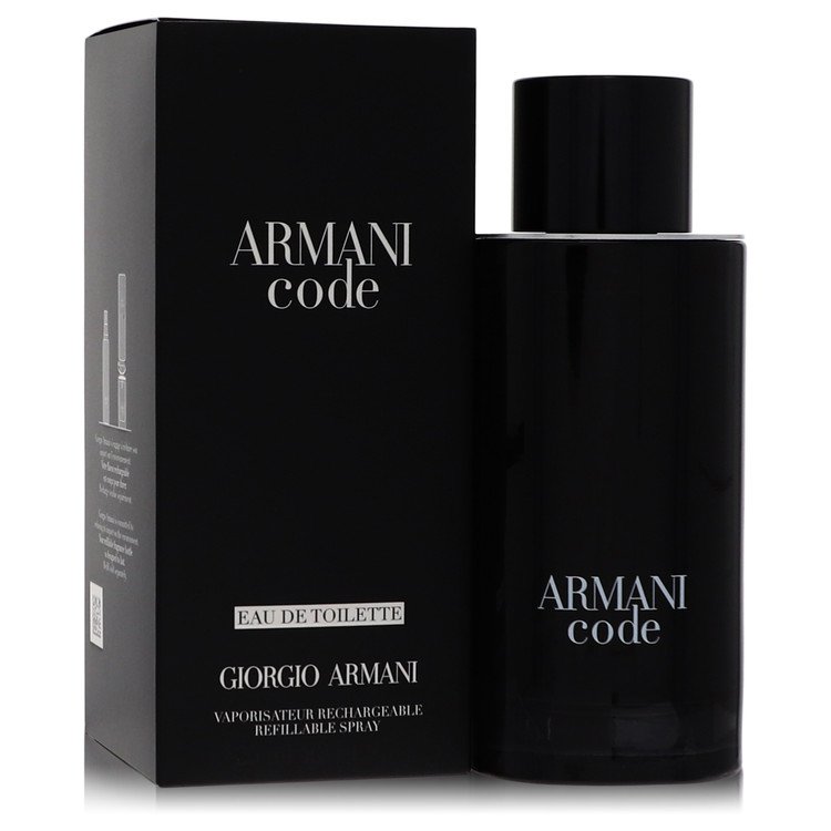 4.2 oz Armani Code Mens Refillable Eau De Toilette Spray