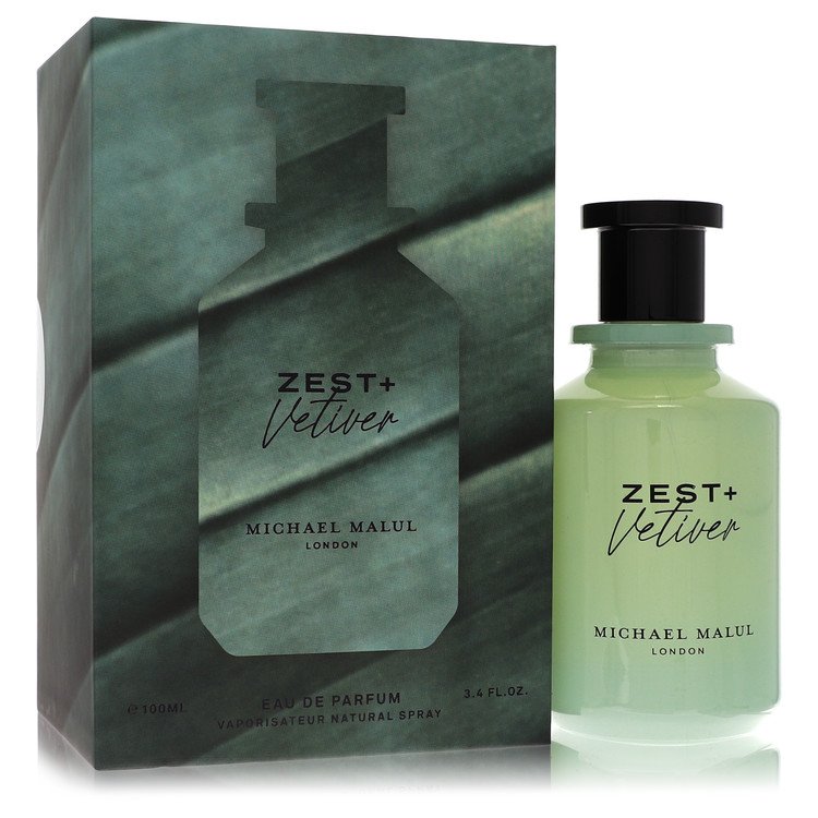 566674 100 ml Zest Plus Vetiver Eau De Parfum Spray for Men