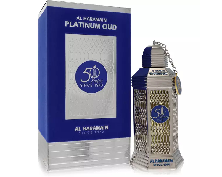 566368 100 ml 50 Years Platinum Oud Eau De Parfum Spray for Men & Women
