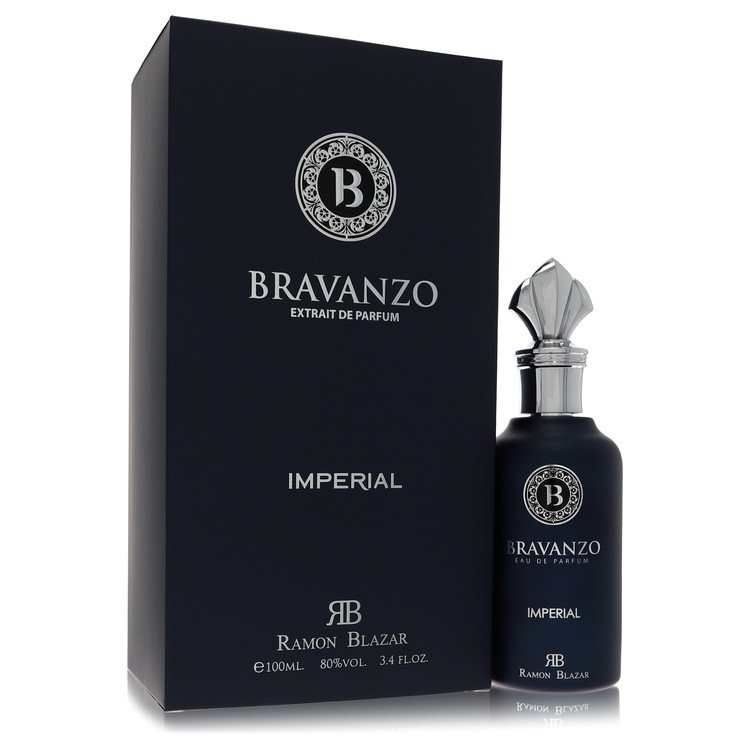 565702 100 ml Bravanzo Imperial Extrait De Parfum Spray for Men & Women