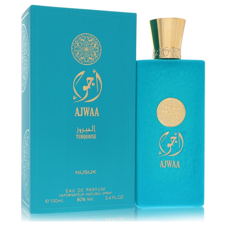 Picture of Nusuk 567825 3.4 oz Ajwaa Turquoise Eau De Spray Perfume&#44; Unisex