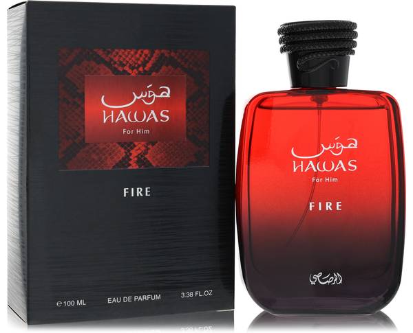 Picture of Rasasi 567656 3.3 oz Hawas Fire Eau De Cologne Spray&#44; Men