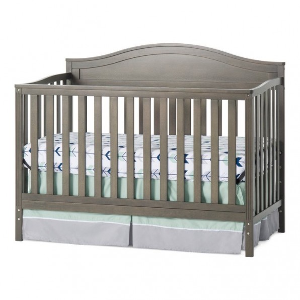 Picture of Child Craft F32701.48 4.75 x 38.625 x 58.5 in. Sidney 4-in-1 Convertible Crib&#44; Dapper Gray