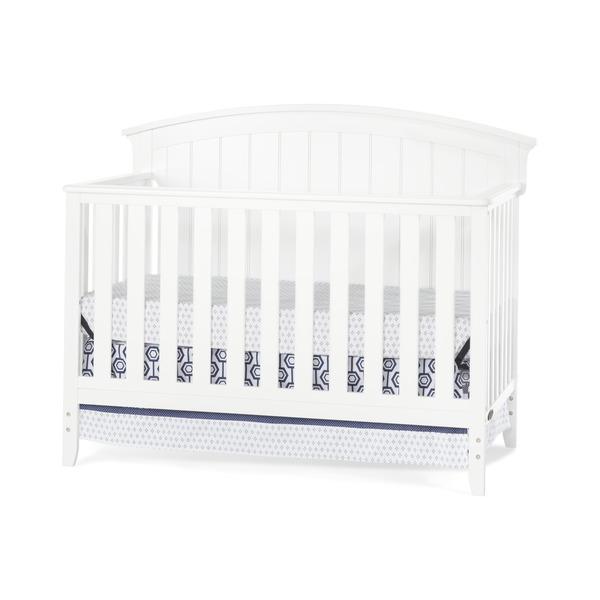 Picture of Foundations F31601.46 Delaney 4-in-1 Convertible Crib - Matte White&#44; 46 x 55 x 31 in.