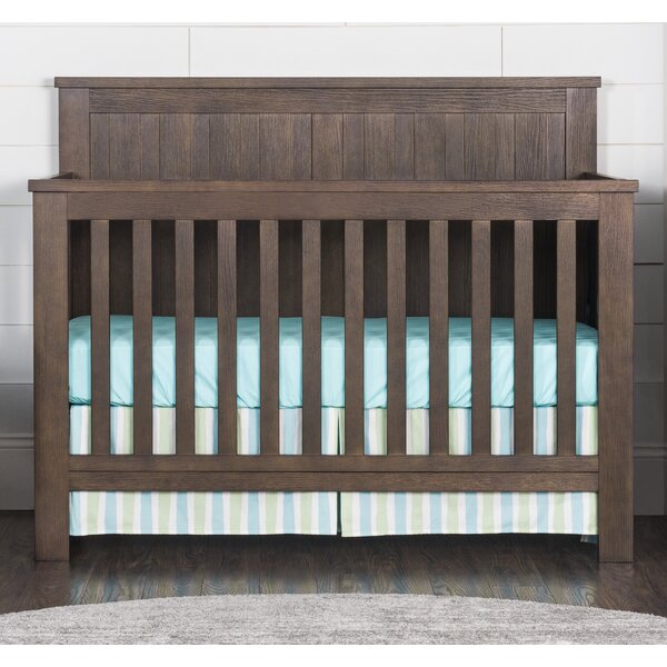Picture of Foundations F33101.58 Calder Convertible Crib - Brushed Truffle&#44; 55.5 x 30.2 x 44.7 in.