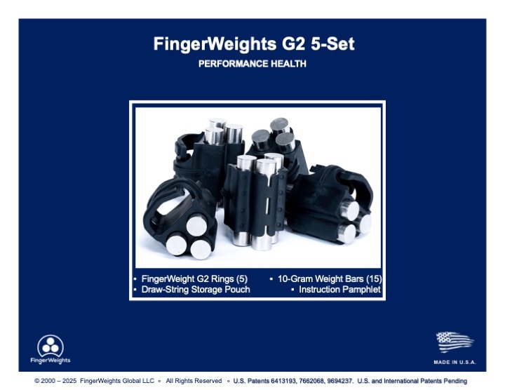 FG205BK  Generation 2  Finger Exercisers 5 set