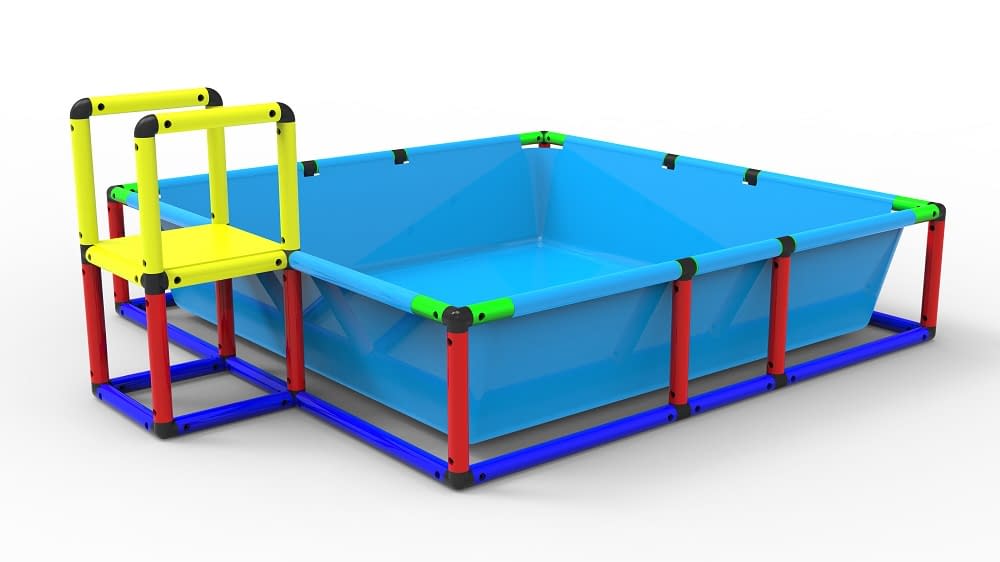 Picture of Funphix FP-SWP-1 Build n Splash Buildable Swimming Pool