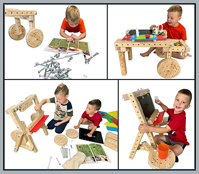 WM-START-011 Woodmobiel Modular Construction Toy Starter Set
