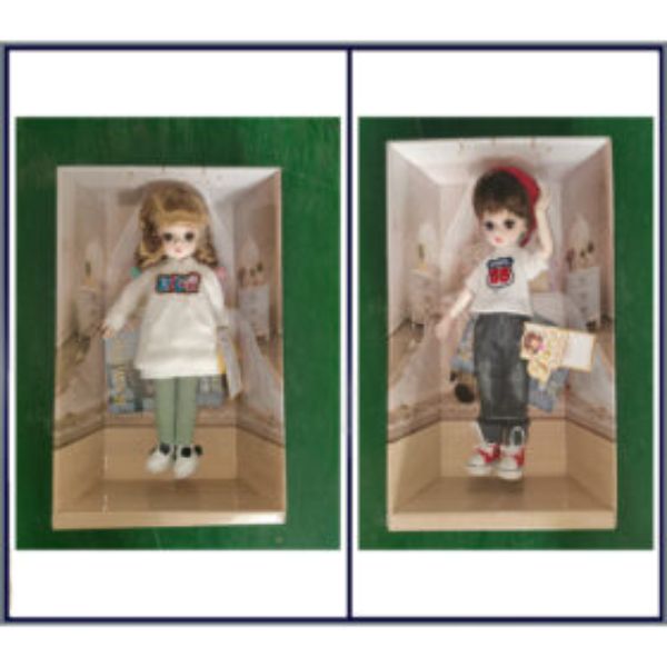 11.5 in. Mini Me Twin Dolls, Set of 2