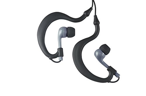 Picture of Fitness Technologies 90524 UWater Triple Axis Action Stereo Earphones- 100 Percentage  Waterproof- Black & Grey