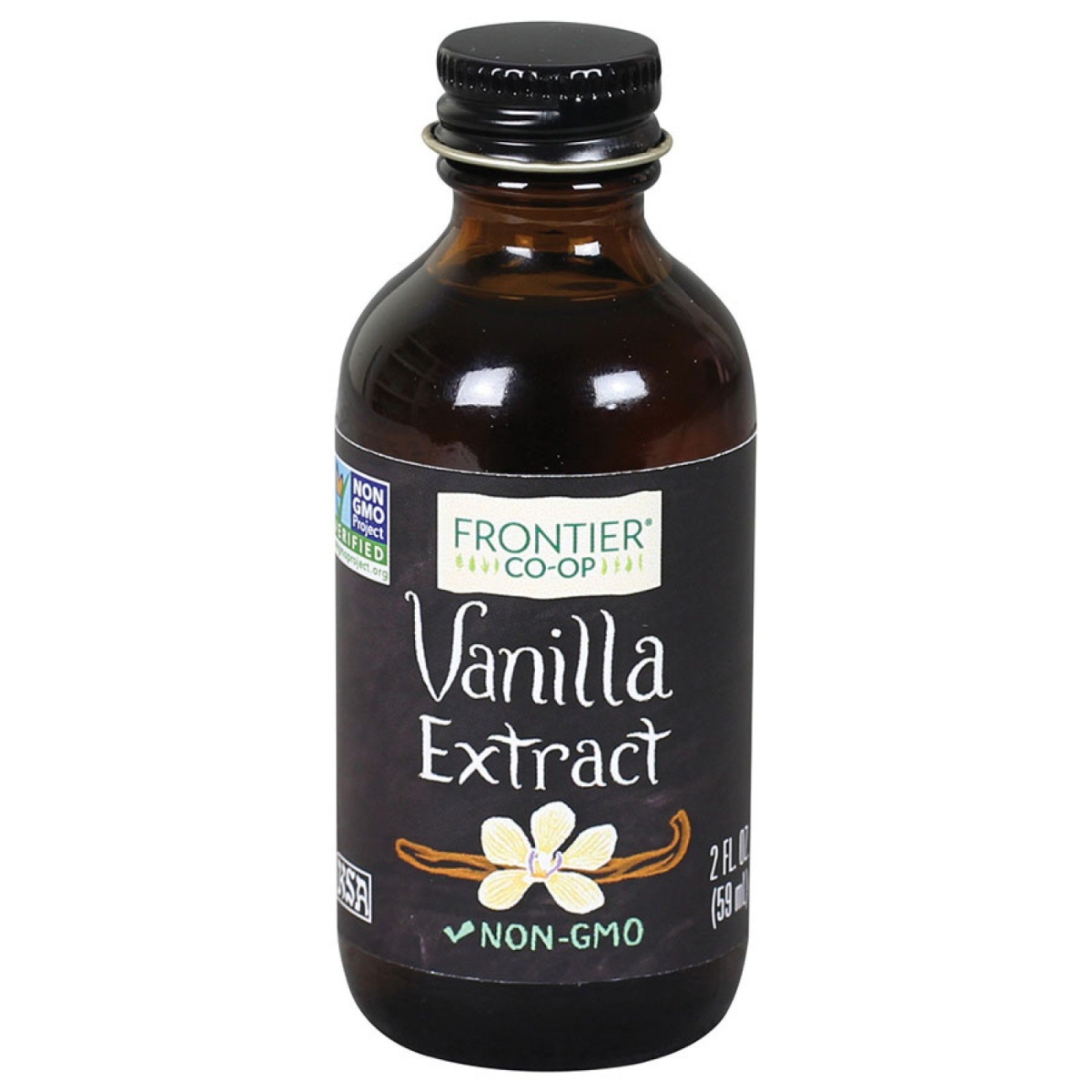 Picture of Frontier 23187 2 fl oz Vanilla Extract Bottle