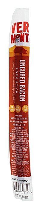 Picture of Frontier 231343 1 oz Vermont Smoke & Cure Uncured Bacon Pork Sticks&#44; 24 Count